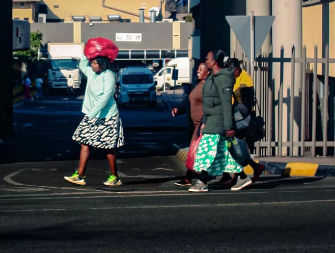 Ladies walking
